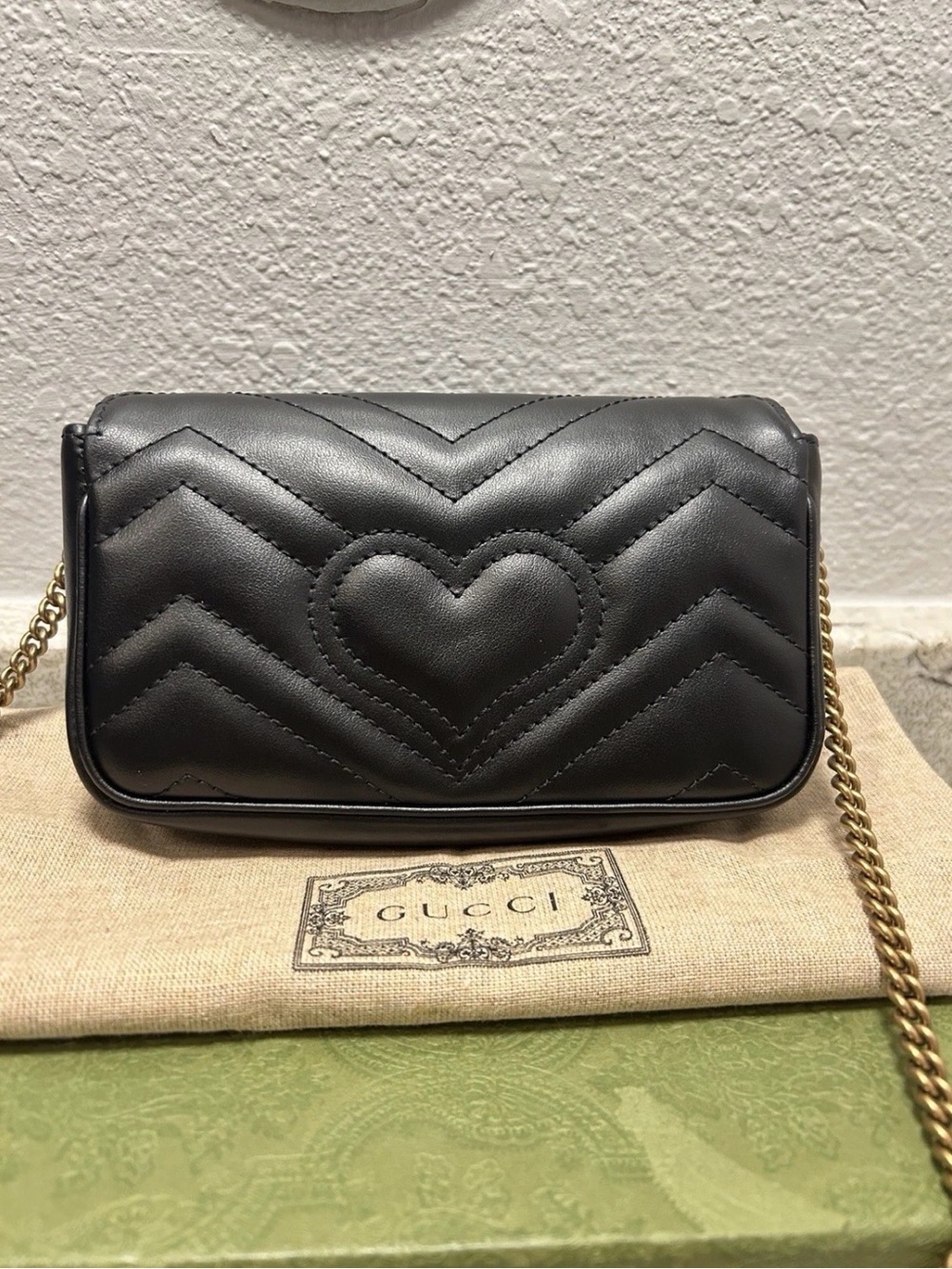 Gucci GG Mormont Matelasse leather bag